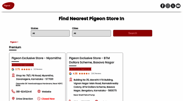 pigeonstores.stovekraft.com