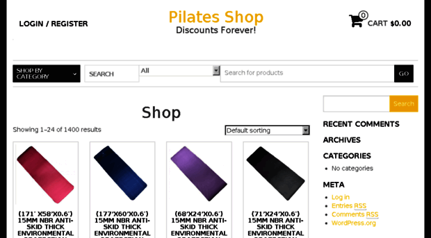 pilatesonlinestore.com