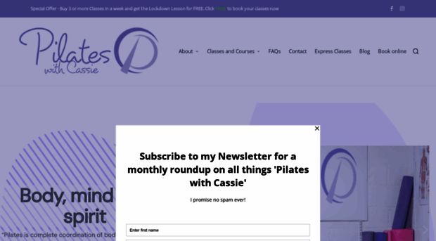 pilateswithcassie.co.uk