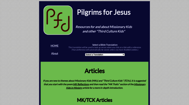 pilgrimsforjesus.com