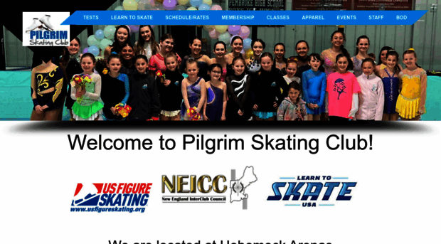 pilgrimskatingclub.com