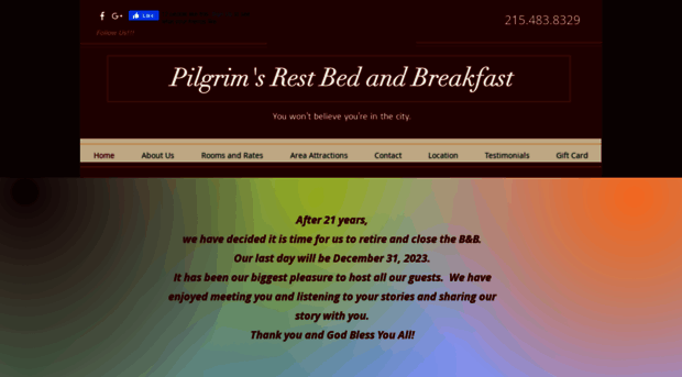 pilgrimsrestbnb.com