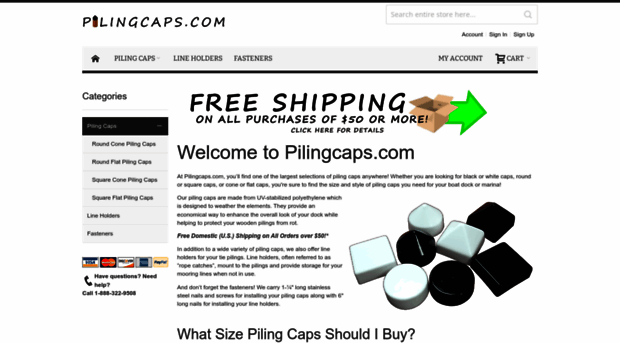 pilingcaps.com