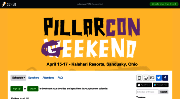 pillarcon2016.sched.org