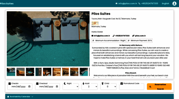 pilossuites.rezervasyonal.com