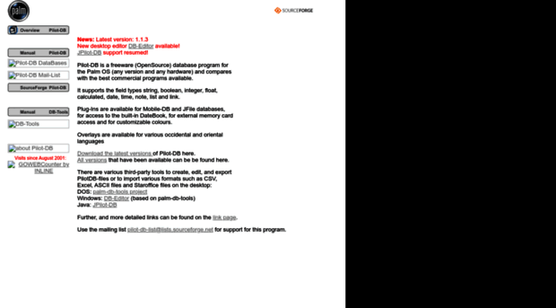 pilot-db.sourceforge.net