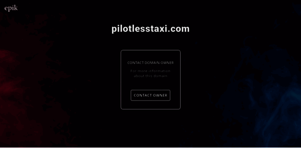 pilotlesstaxi.com