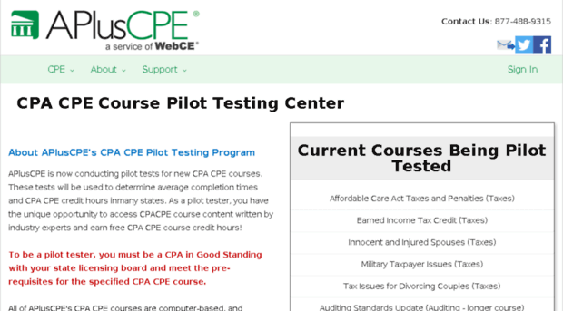 pilottest.apluscpe.com