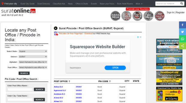 pincode.suratonline.in