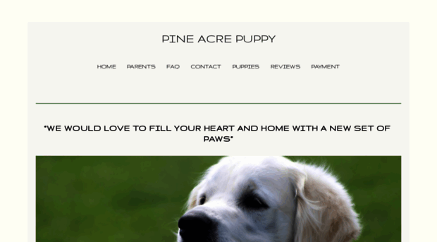 pineacrepuppy.com