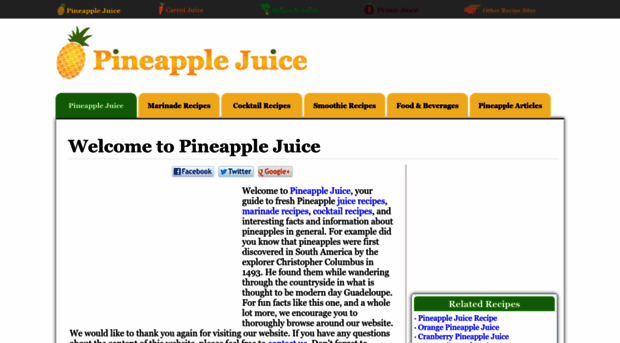 pineapplejuice.com