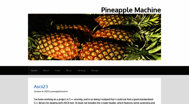 pineapplemachine.com