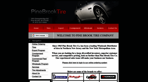 pinebrooktire.com