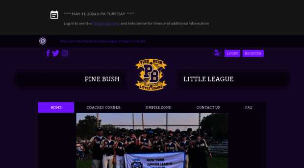 pinebushlittleleague.org