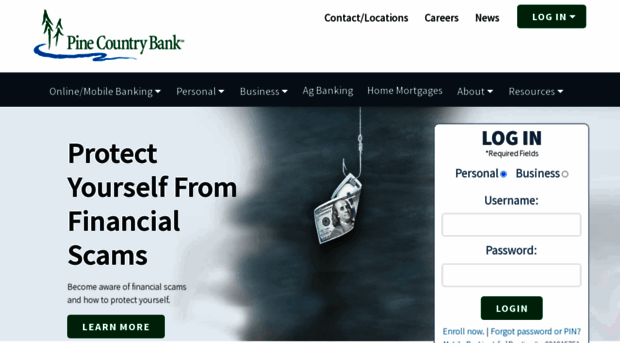 pinecountrybank.com