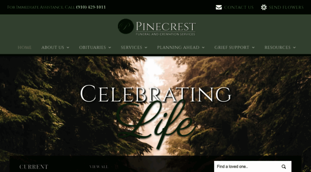 pinecrestfuneralservice.com