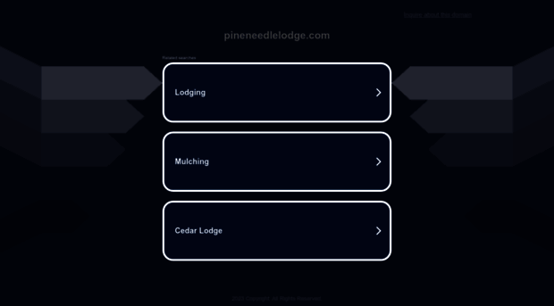 pineneedlelodge.com