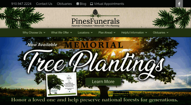 pinesfunerals.com