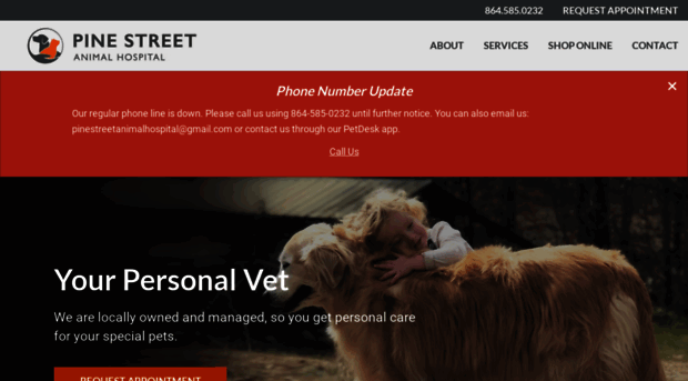 pinestreetanimalhospital.com