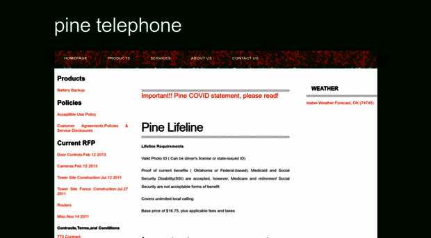 pinetelephone.com