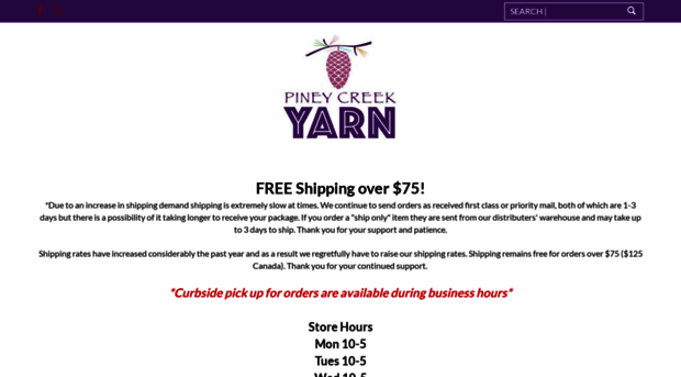 pineycreekyarn.com