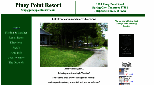 pineypointfishingresort.com