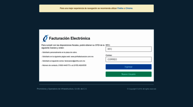 pinfrafacturacion.com.mx