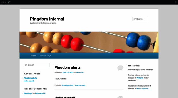 pingdom-internal.edublogs.org