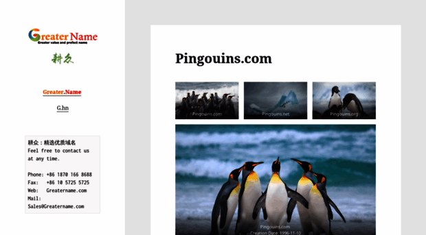 pingouins.com