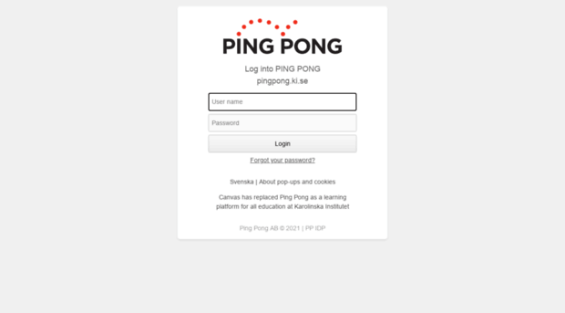 pingpong.ki.se