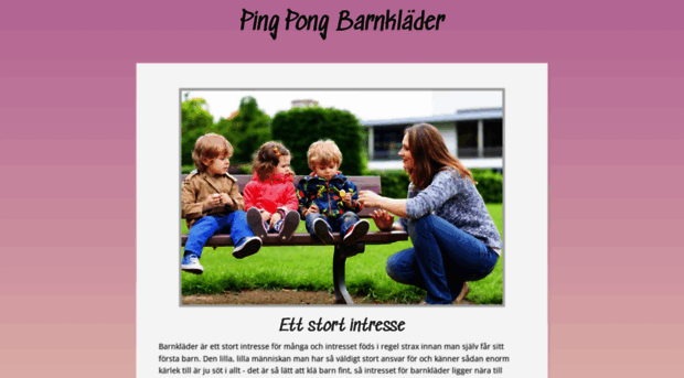 pingpongbarnklader.se