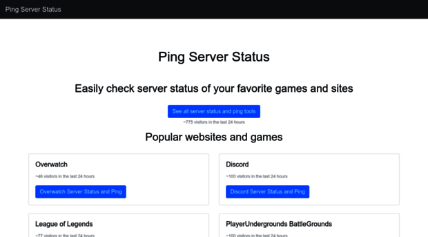 pingserverstatus.com