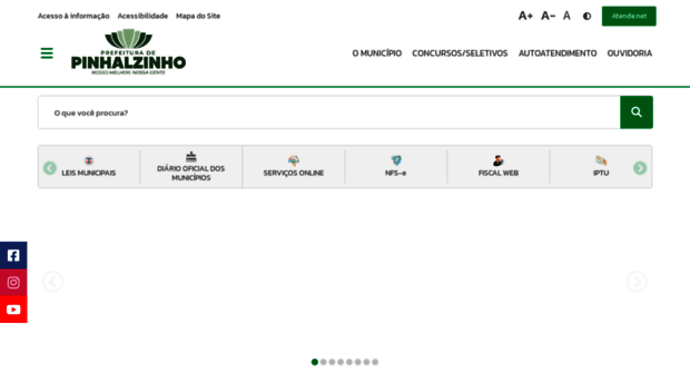pinhalzinho.atende.net