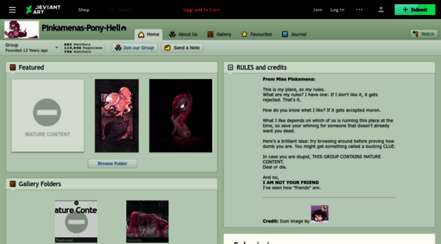 pinkamenas-pony-hell.deviantart.com