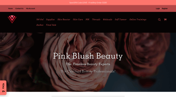 pinkblushbeautyshop.com