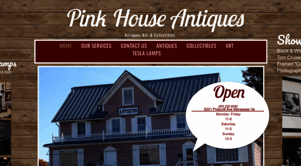 pinkhouseantiques.com