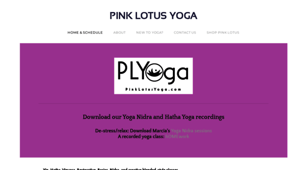 pinklotusyoga.com