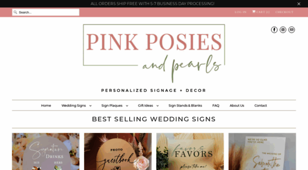 pinkposiesandpearls.com