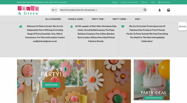 pinksandgreen.co.uk