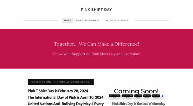 pinktshirtday.ca