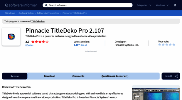 pinnacle-titledeko-pro.software.informer.com