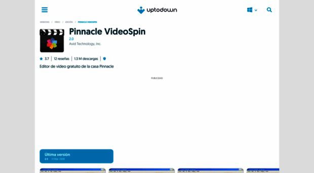 pinnacle-videospin.uptodown.com