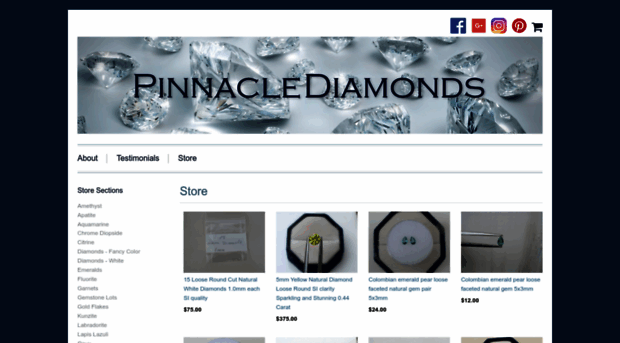 pinnaclediamonds.net