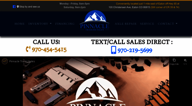 pinnacletrailersales.com