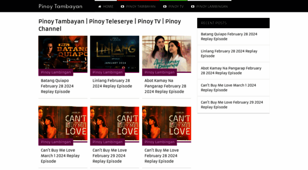 pinoytambayanstv.com - Pinoy Tambayan | Pinoy Teleser... - Pinoy ...