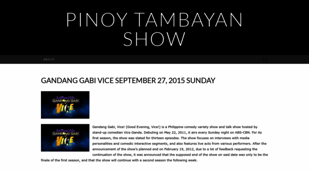 pinoytambayantvshow.wordpress.com