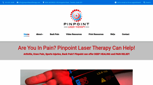 pinpointlasertherapy.com