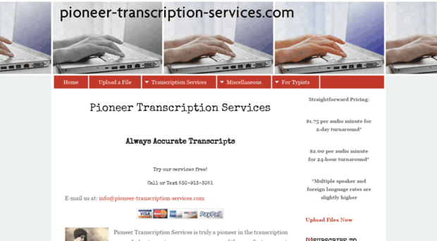 pioneer-transcription-services.com