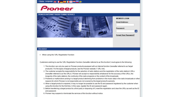 pioneer.vtuner.com