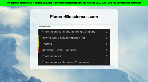 pioneerbiosciences.com